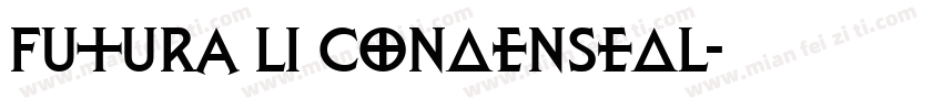 Futura LI CondensedL字体转换